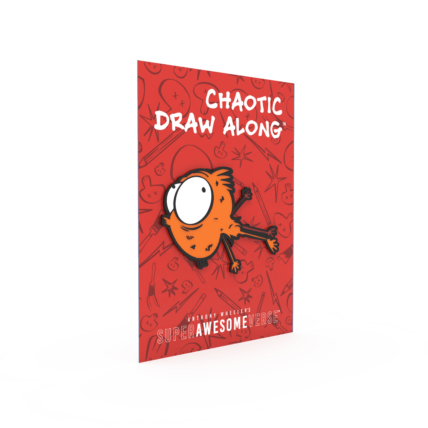 Chaotic Draw Along - Enamel Pin: Reverse Mermaid