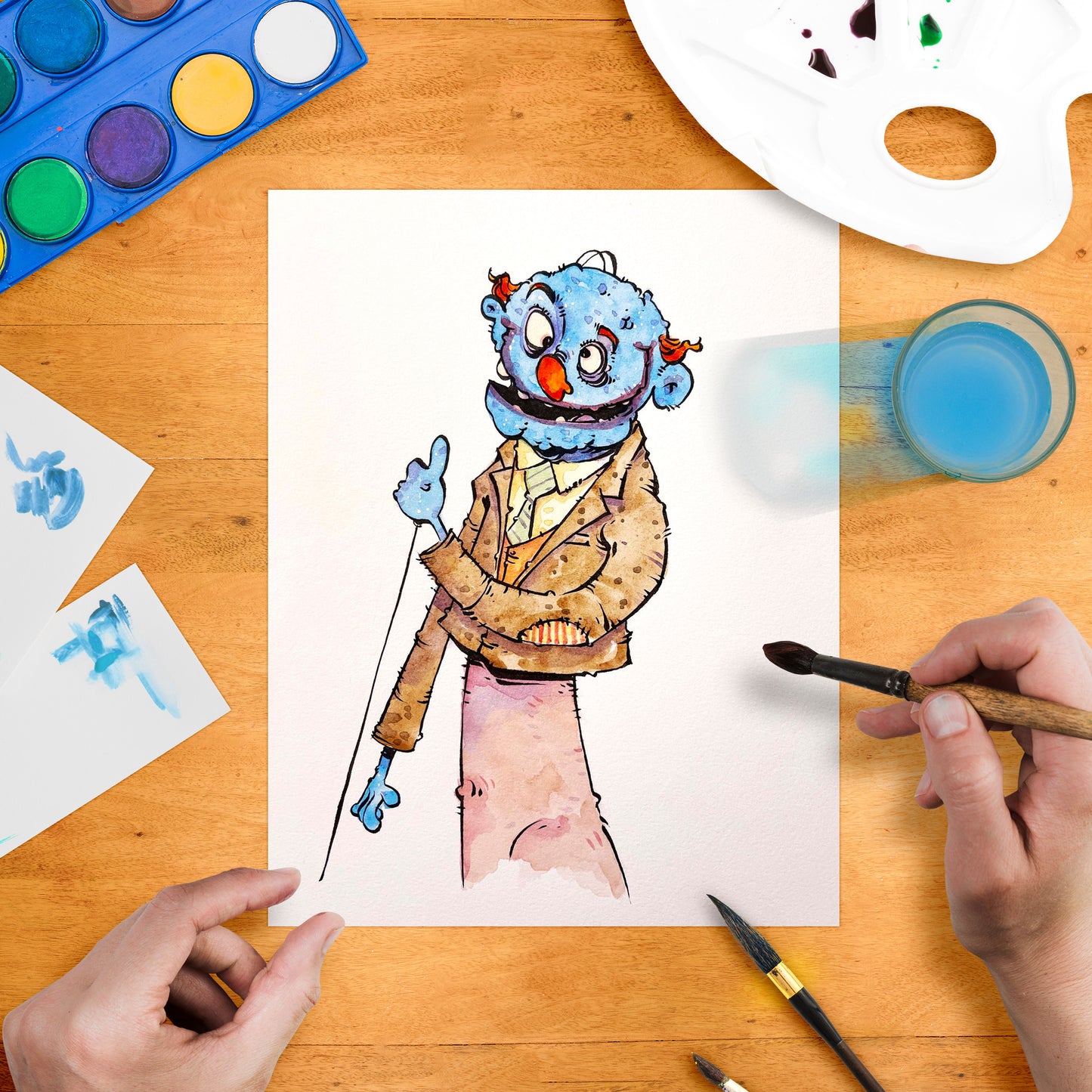 Original art “Ruin Your Childhood” by Anthony Wheeler — stylised marker & ink illustration of nostalgic toys turned sinister.