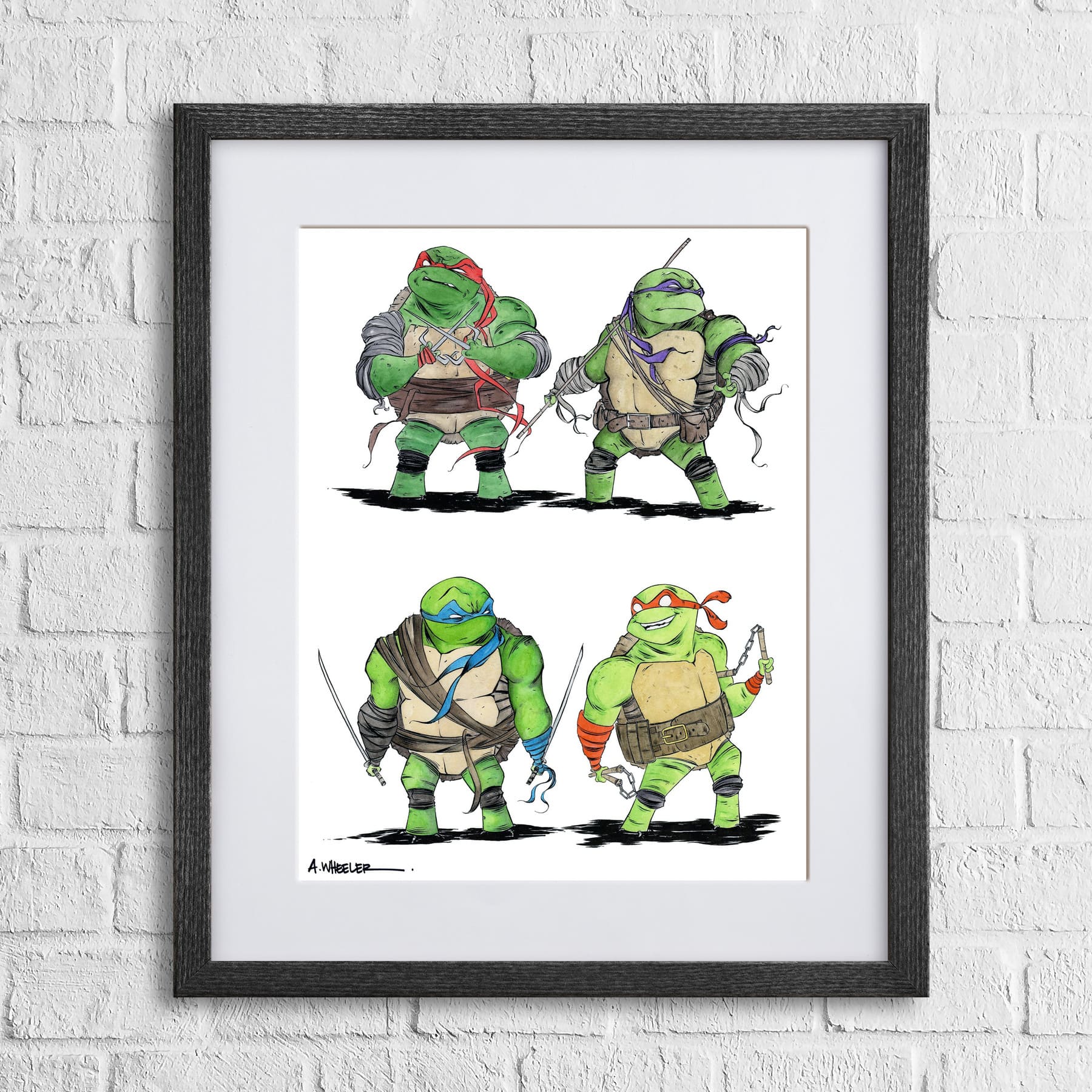 Print (11x14) - Deluxe Adolescent Deviant Commando Tortoise