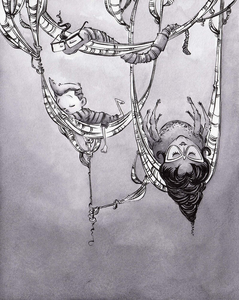 Children’s book illustration sample by Anthony Wheeler showing a cozy nighttime scene with a child reading under blanket light.