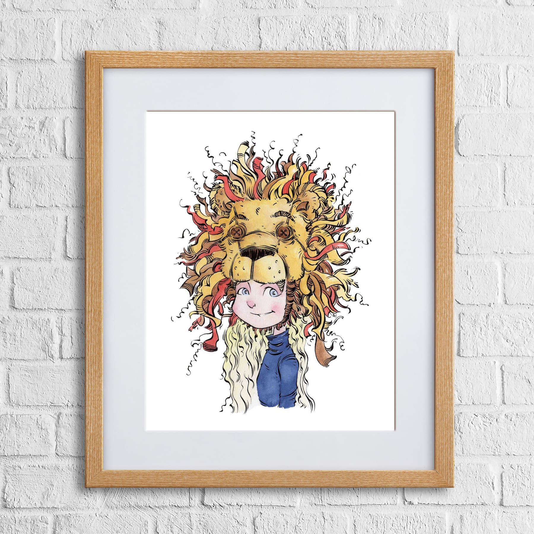 Fine-art print “Wise Morfar’s Army” by Anthony Wheeler — quirky army of grand-father figures (“Morfar”) in stylised illustration, ready for display.