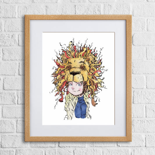 Fine-art print “Wise Morfar’s Army” by Anthony Wheeler — quirky army of grand-father figures (“Morfar”) in stylised illustration, ready for display.