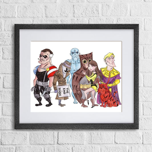 Original art “Pumpkin Blood-Sucker Vampire” by Anthony Wheeler — playful Halloween themed illustration of vampire with pumpkin head, marker & ink on paper.